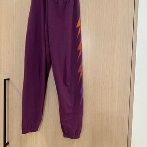 Aviator Nation Sweatpants Small Purple